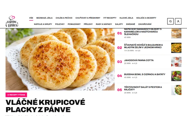 varimeslaskou.cz — český receptový blog